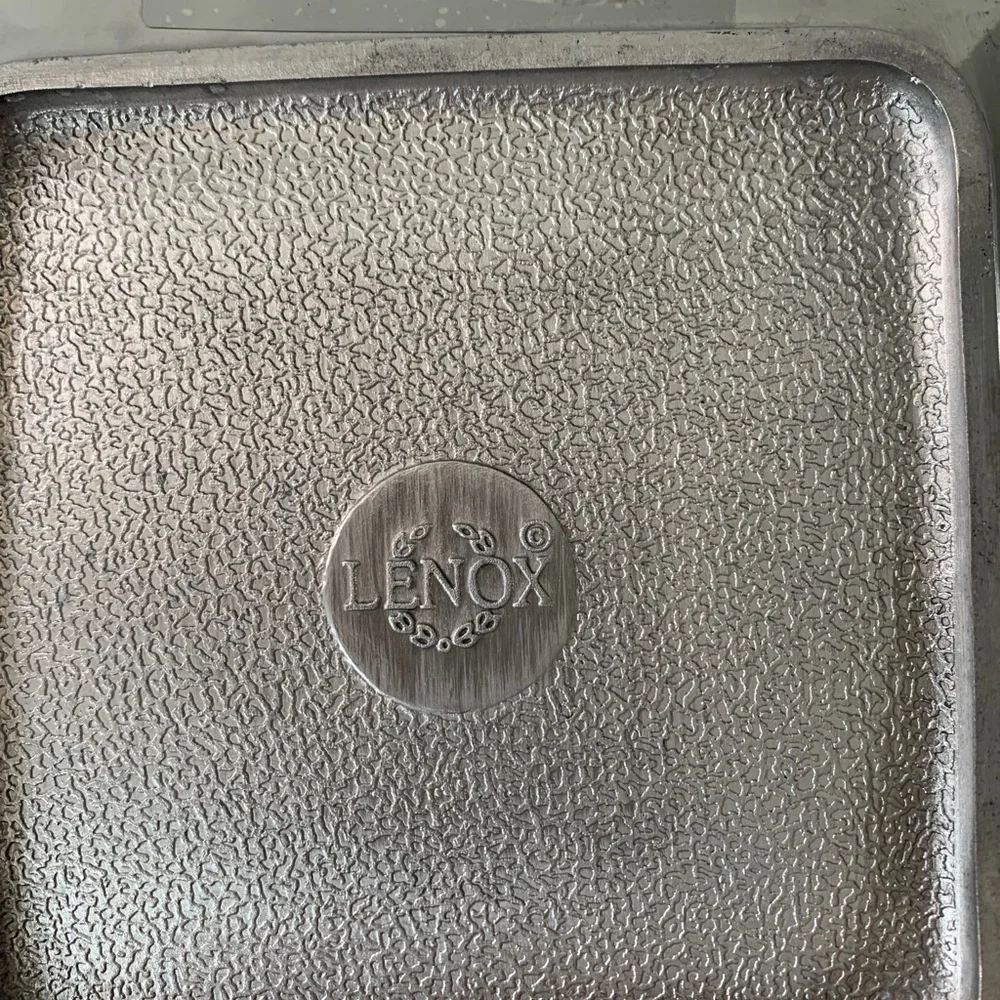 Lenox Decorative Silver color Square Tray